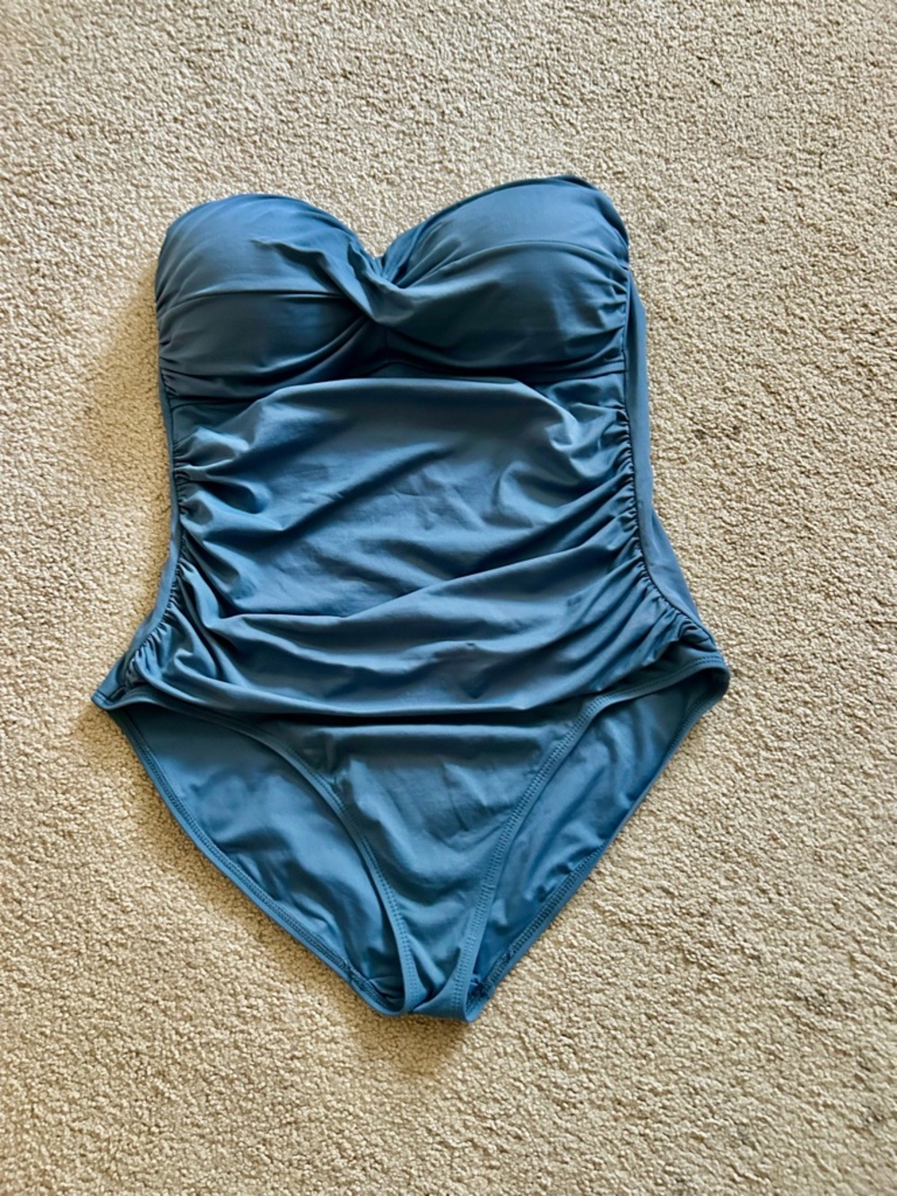 Anne Cole Teal One-Piece Swimsuit